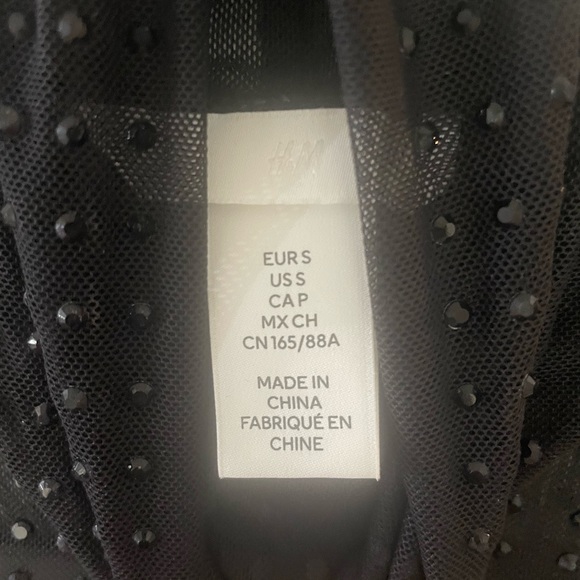 H&M Mesh Studded Turtleneck Bodysuit - Picture 6 of 7